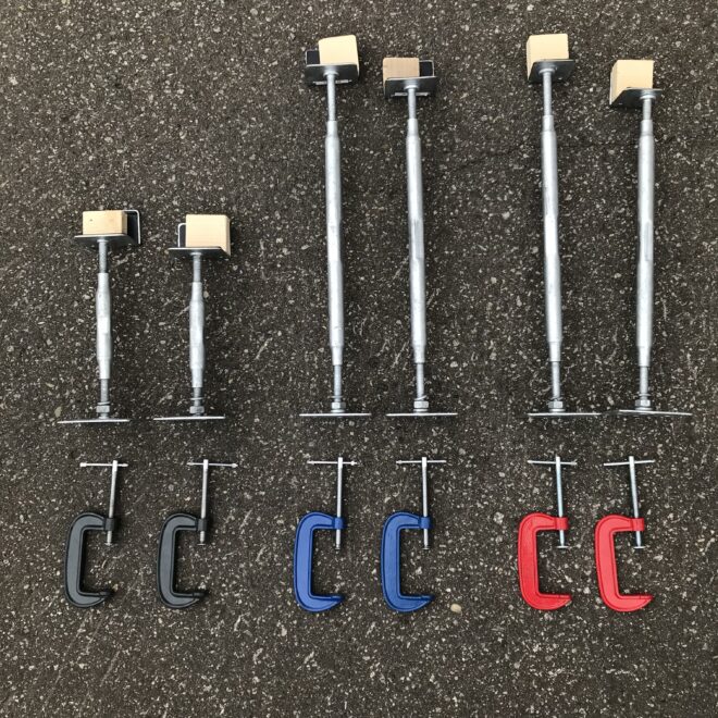 使用材料　鋼製束　Ｃ型クランプ