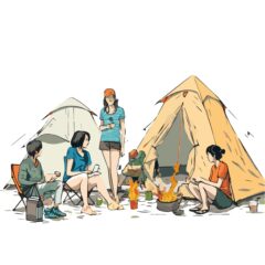 キャンプ初心者こそレンタル　手入れの手間と保管場所を削減