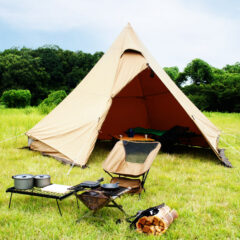 アルペン厳選テント２選　コットの導入で冷気も気にならない