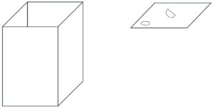 上部を切り落とす